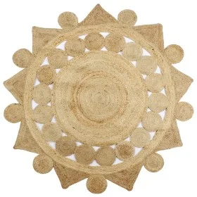 Alfombra hecha a mano de yute trenzado 90 cm de vidaXL, Alfombras - Ref: Foro24-133713, Precio: 32,98 €, Descuento: %
