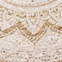 Alfombra redonda con estampado yute trenzado 90 cm de vidaXL, Alfombras - Ref: Foro24-245339, Precio: 36,82 €, Descuento: %