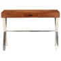 Escritorio de madera maciza de acacia acabado miel 110x50x76 cm de vidaXL, Escritorios - Ref: Foro24-245652, Precio: 160,99 €...
