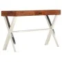 Escritorio de madera maciza de acacia acabado miel 110x50x76 cm de vidaXL, Escritorios - Ref: Foro24-245652, Precio: 159,66 €...