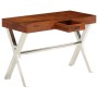 Escritorio de madera maciza de acacia acabado miel 110x50x76 cm de vidaXL, Escritorios - Ref: Foro24-245652, Precio: 160,99 €...