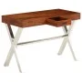 Escritorio de madera maciza de acacia acabado miel 110x50x76 cm de vidaXL, Escritorios - Ref: Foro24-245652, Precio: 159,66 €...