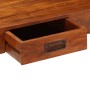 Escritorio de madera maciza de acacia acabado miel 110x50x76 cm de vidaXL, Escritorios - Ref: Foro24-245652, Precio: 160,99 €...