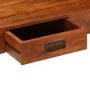 Escritorio de madera maciza de acacia acabado miel 110x50x76 cm de vidaXL, Escritorios - Ref: Foro24-245652, Precio: 159,66 €...