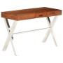 Escritorio de madera maciza de acacia acabado miel 110x50x76 cm de vidaXL, Escritorios - Ref: Foro24-245652, Precio: 160,99 €...