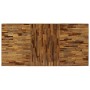 Mesa de comedor de teca reciclada y acero 180x90x76 cm de vidaXL, Mesas de cocina y de comedor - Ref: Foro24-245415, Precio: ...
