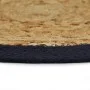 Mantel individual 6 uds yute y algodón natural azul marino 38cm de vidaXL, Manteles individuales - Ref: Foro24-133863, Precio...