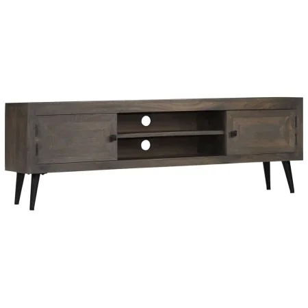 Mueble para TV de madera maciza de mango 140x30x45 cm de vidaXL, Muebles TV - Ref: Foro24-245910, Precio: 124,23 €, Descuento: %