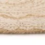Round rug with braided jute print 150 cm by vidaXL, Rugs - Ref: Foro24-245341, Price: 65,42 €, Discount: %