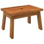 Taburete de madera maciza de acacia 38x26x22 cm de vidaXL, Taburetes y sillas plegables - Ref: Foro24-153332, Precio: 31,57 €...