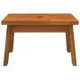 Solid acacia wood stool 38x26x22 cm by vidaXL, Folding stools and chairs - Ref: Foro24-153332, Price: 31,57 €, Discount: %