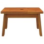 Taburete de madera maciza de acacia 38x26x22 cm de vidaXL, Taburetes y sillas plegables - Ref: Foro24-153332, Precio: 33,95 €...