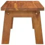 Solid acacia wood stool 38x26x22 cm by vidaXL, Folding stools and chairs - Ref: Foro24-153332, Price: 31,57 €, Discount: %