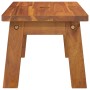 Taburete de madera maciza de acacia 38x26x22 cm de vidaXL, Taburetes y sillas plegables - Ref: Foro24-153332, Precio: 33,95 €...