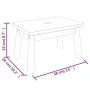 Solid acacia wood stool 38x26x22 cm by vidaXL, Folding stools and chairs - Ref: Foro24-153332, Price: 31,57 €, Discount: %