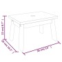 Taburete de madera maciza de acacia 38x26x22 cm de vidaXL, Taburetes y sillas plegables - Ref: Foro24-153332, Precio: 33,95 €...