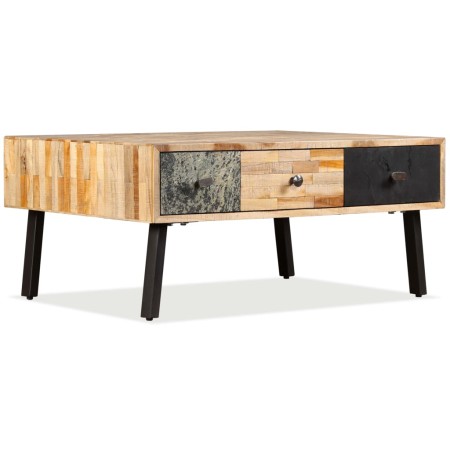 Mesa de centro de teca maciza reciclada 90x65x40 cm de vidaXL, Mesas de centro - Ref: Foro24-245404, Precio: 155,10 €, Descue...