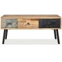 Mesa de centro de teca maciza reciclada 90x65x40 cm de vidaXL, Mesas de centro - Ref: Foro24-245404, Precio: 155,10 €, Descue...