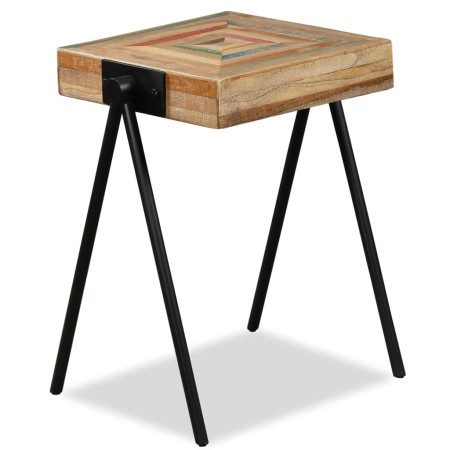 Mesa auxiliar de teca maciza reciclada de vidaXL, Mesas auxiliares - Ref: Foro24-245408, Precio: 91,11 €, Descuento: %