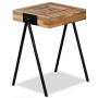 Mesa auxiliar de teca maciza reciclada de vidaXL, Mesas auxiliares - Ref: Foro24-245408, Precio: 91,11 €, Descuento: %