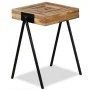 Recycled solid teak side table by vidaXL, Side tables - Ref: Foro24-245408, Price: 89,71 €, Discount: %