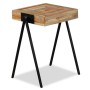 Mesa auxiliar de teca maciza reciclada de vidaXL, Mesas auxiliares - Ref: Foro24-245408, Precio: 91,11 €, Descuento: %