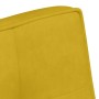 Banco de terciopelo amarillo 110x74x84 cm en Bancos | Comprar online en Foru.es