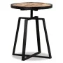 Mesita auxiliar redonda de teca maciza reciclada de vidaXL, Mesas auxiliares - Ref: Foro24-245409, Precio: 86,45 €, Descuento: %