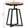 Mesita auxiliar redonda de teca maciza reciclada de vidaXL, Mesas auxiliares - Ref: Foro24-245409, Precio: 87,54 €, Descuento: %