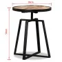 Mesita auxiliar redonda de teca maciza reciclada de vidaXL, Mesas auxiliares - Ref: Foro24-245409, Precio: 86,45 €, Descuento: %