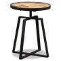 Mesita auxiliar redonda de teca maciza reciclada de vidaXL, Mesas auxiliares - Ref: Foro24-245409, Precio: 86,45 €, Descuento: %
