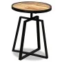 Mesita auxiliar redonda de teca maciza reciclada de vidaXL, Mesas auxiliares - Ref: Foro24-245409, Precio: 86,45 €, Descuento: %