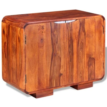 Aparador de madera maciza de sheesham 75x35x60 cm de vidaXL, Aparadores - Ref: Foro24-243955, Precio: 216,94 €, Descuento: %