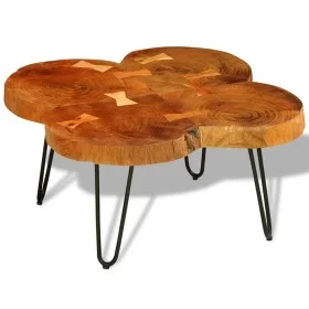 Mesa de centro con 4 troncos madera maciza de sheesham 35 cm de vidaXL, Mesas de centro - Ref: Foro24-242444, Precio: 123,65 ...