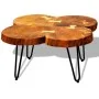 Mesa de centro con 4 troncos madera maciza de sheesham 35 cm de vidaXL, Mesas de centro - Ref: Foro24-242444, Precio: 123,65 ...