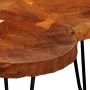 Mesa de centro con 4 troncos madera maciza de sheesham 35 cm de vidaXL, Mesas de centro - Ref: Foro24-242444, Precio: 123,65 ...