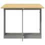 Mesa de comedor plegable mariposa Corona madera maciza gris en Mesas de comedor | Comprar online en Foru.es
