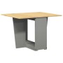 Mesa de comedor plegable mariposa Corona madera maciza gris en Mesas de comedor | Comprar online en Foru.es