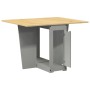 Mesa de comedor plegable mariposa Corona madera maciza gris en Mesas de comedor | Comprar online en Foru.es