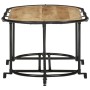 Mesa de centro madera maciza de mango rugosa 110x55x40 cm en Mesas de centro | Comprar online en Foru.es