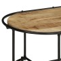 Mesa de centro madera maciza de mango rugosa 110x55x40 cm en Mesas de centro | Comprar online en Foru.es