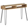 Mesa consola de madera maciza de mango 115x35x76 cm de vidaXL, Mesas auxiliares - Ref: Foro24-246022, Precio: 163,70 €, Descu...