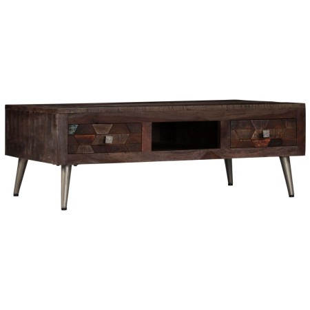 Mesa de centro de madera maciza reciclada 100x60x35 cm de vidaXL, Mesas de centro - Ref: Foro24-245918, Precio: 152,92 €, Des...