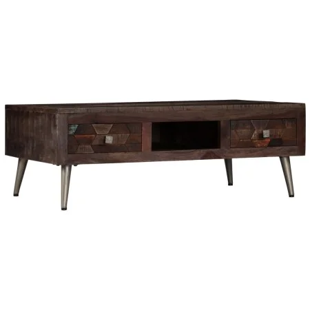 Recycled solid wood coffee table 100x60x35 cm by vidaXL, Coffee table - Ref: Foro24-245918, Price: 142,33 €, Discount: %