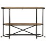 Mesa consola madera maciza de mango rugosa 110x42x76 cm en Mesas auxiliares | Comprar online en Foru.es