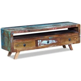Mueble de TV con 3 cajones madera maciza reciclada de vidaXL, Muebles TV - Ref: Foro24-243294, Precio: 214,52 €, Descuento: %