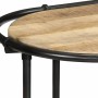 Mesa consola madera maciza de mango rugosa 110x42x76 cm en Mesas auxiliares | Comprar online en Foru.es