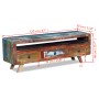 Mueble de TV con 3 cajones madera maciza reciclada de vidaXL, Muebles TV - Ref: Foro24-243294, Precio: 216,69 €, Descuento: %