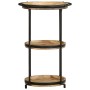 Mesa auxiliar madera maciza de mango Ø55x83 cm en Mesas auxiliares | Comprar online en Foru.es