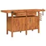 Werkbank mit Schubladen und Schrauben, Holzbank 162x62x83 cm von vidaXL, Arbeitstische - Ref: Foro24-153324, Preis: 362,47 €,...